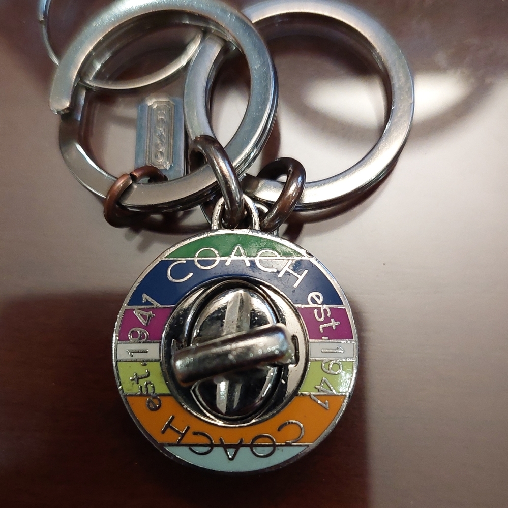 Coach turnkey key chain
